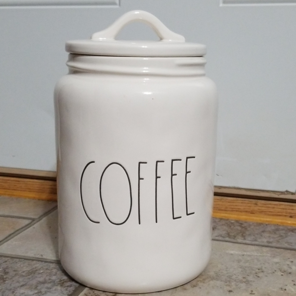 Rae Dunn COFFEE canister LL
